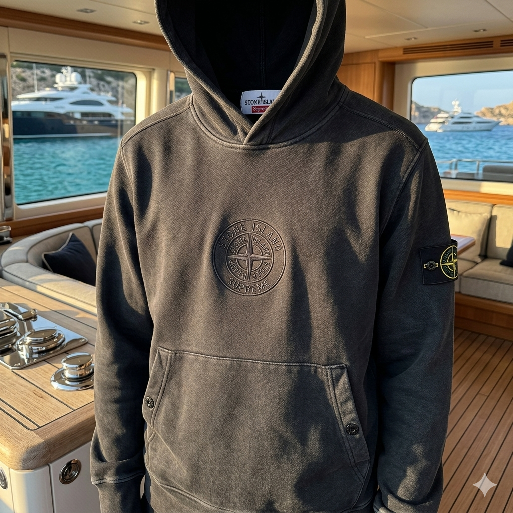 Stone Island x Supreme Hoodie